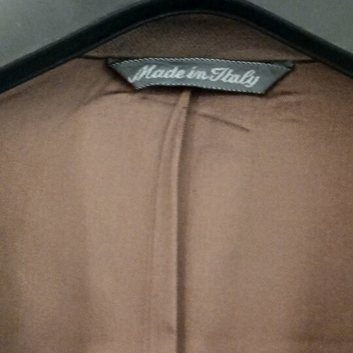 Loro Piana men's camel wool coat medium used with minor defect