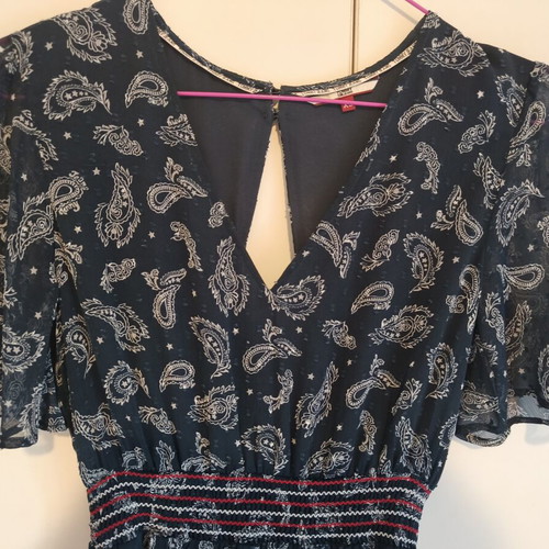 Tommy Jeans blue midi dress XS