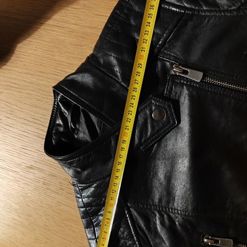 Barney's original leather jacket used, black, size M
