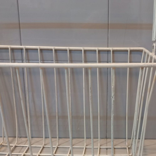 Storage basket used with hooks and handle