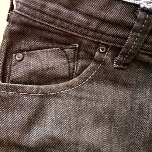 Men's black jeans like new, size 32 slim