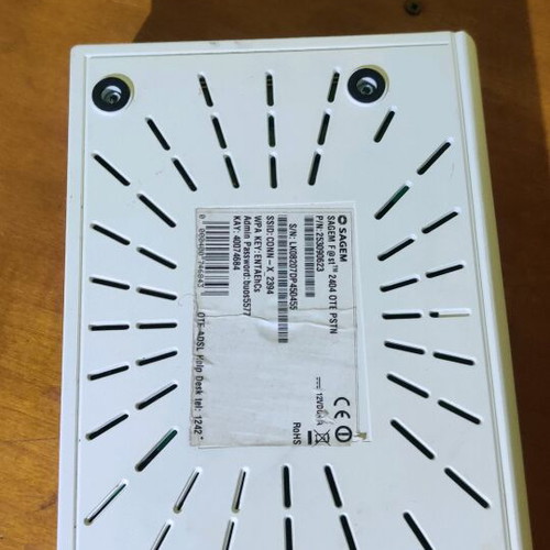 Router used, works with all ADSL lines