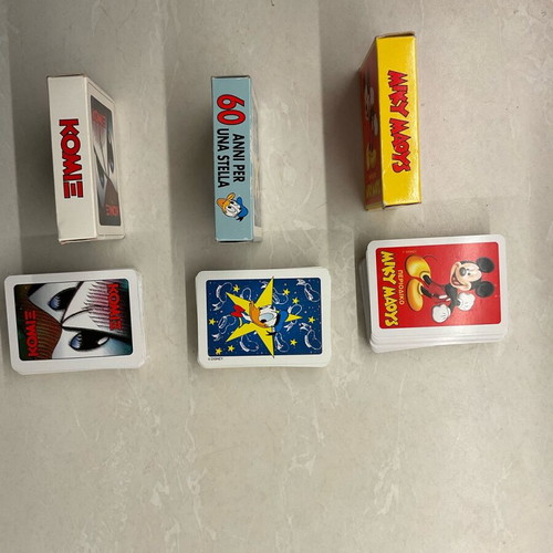 Collectible comic playing cards genuine like new condition