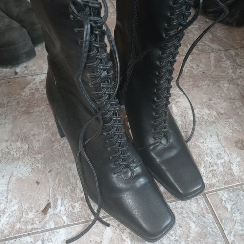 Tulipano women's leather boots like new, black, size 39