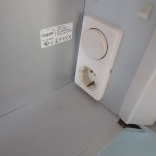 Bathroom mirror cabinet like new, 76×70×15 cm