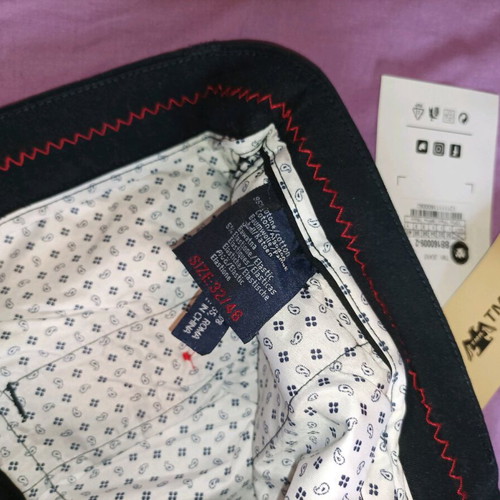 Chino pants new, black, size 32 with zipper