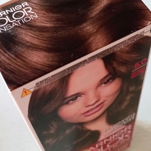 Garnier Color Sensation #5 Light Brown Hair Dye new
