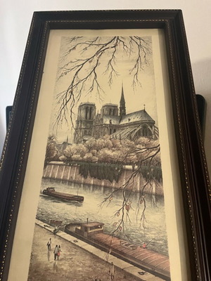 Painting from Paris 1978 like new