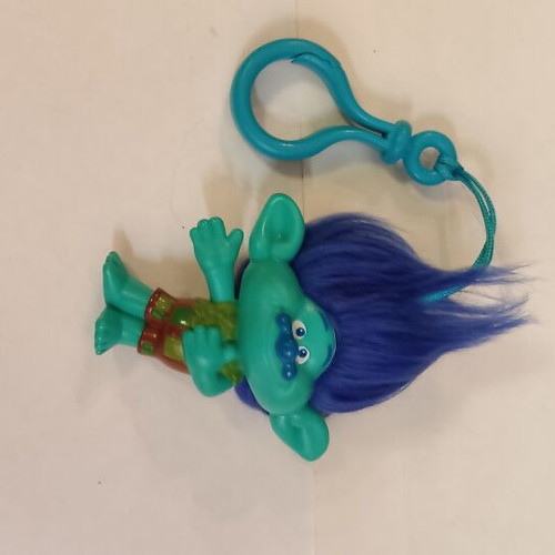 Trolls mini figure keychain used