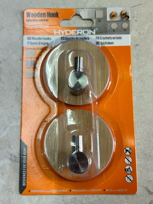 Wooden adhesive hook new for bathroom and kitchen