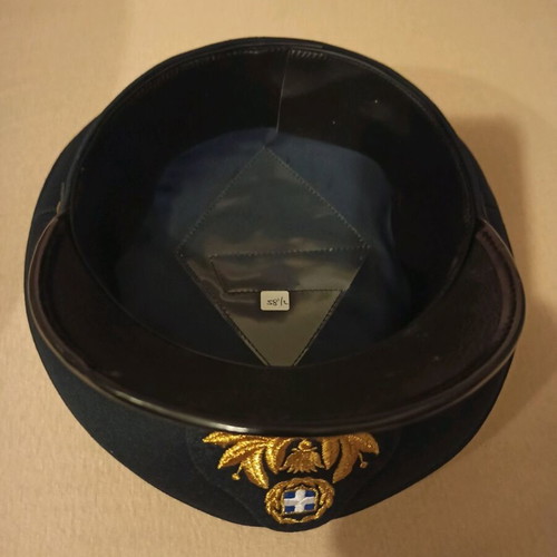 Officer cap E.S uniform new with emblem size 58 1/2