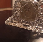 Table clock new, crystal, analog