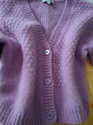 Knitted garment lavender color high quality new