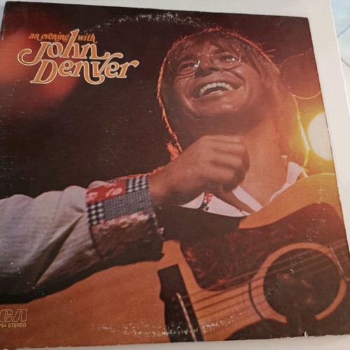 Double vinyl record An Evening With John Denver used, very good condition