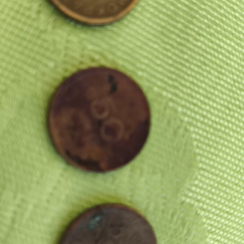 Coins used, set of 24 Greek drachma and lepta
