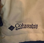 Columbia sports ski jacket used, yellow with fleece