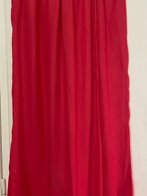 Zara summer palazzo pants like new, red with extra front fabric