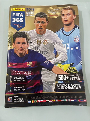 FIFA 365 2016 Panini μεταχειρισμένο άλμπουμ αυτοκόλλητων με Παναθηναϊκό