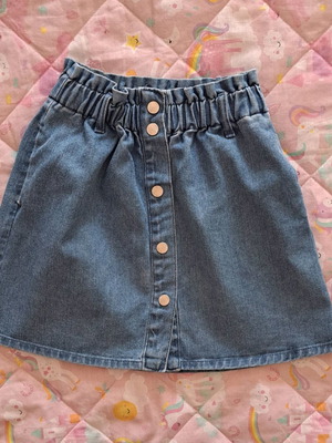 Zara skirt used, blue, for 4-5 years old