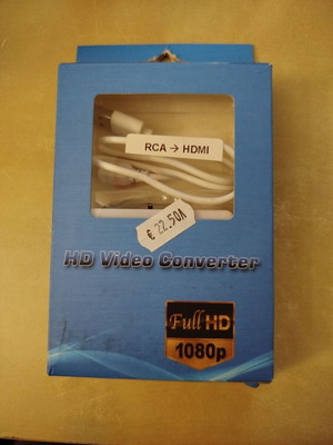 Rca to Hdmi converter like new