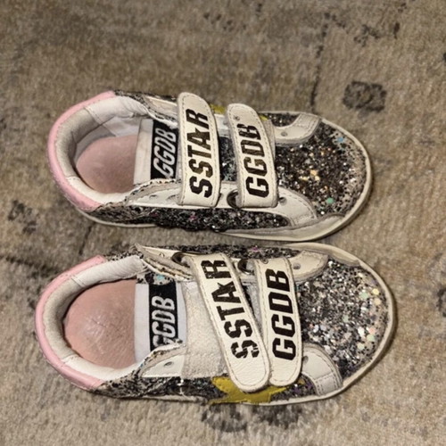 Golden Goose baby girl sneakers like new, size 22 EU