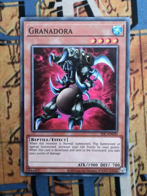 Granadora Effect Monster σαν καινούργιο Yu-Gi-Oh! κάρτα