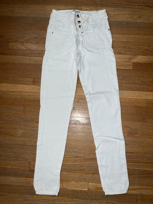 White pants used, high waist, size 36, Tally Weijl