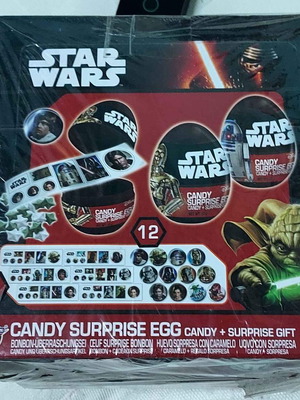 Star Wars candy surprise eggs καινούργια, κλειστή κούτα