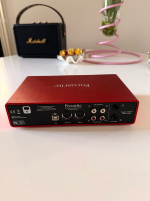 Focusrite Scarlett 2i4 2nd Generation audio interface used