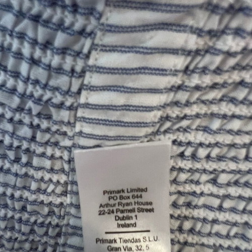 Primark long-sleeve blouse, multicolour, size M