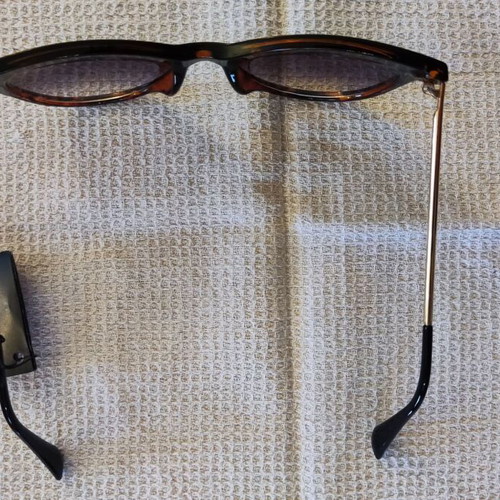 Solo-Solis NDL2342 sunglasses with dark brown and honey frame, black degrade UV400 Cat.3 lens