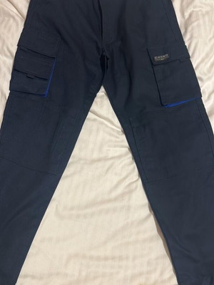 Fageo men's work pants size S brand new dark blue
