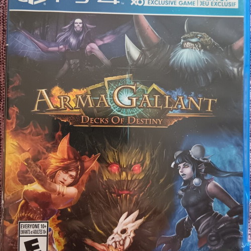 Arma Gallant: Decks of Destiny PS4 game used, role playing