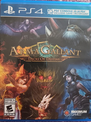 Arma Gallant: Decks of Destiny παιχνίδι PS4 μεταχειρισμένο, ρόλερ
