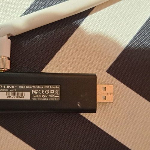 TP LINK WiFi adapter 54 Mbps USB with external antenna used