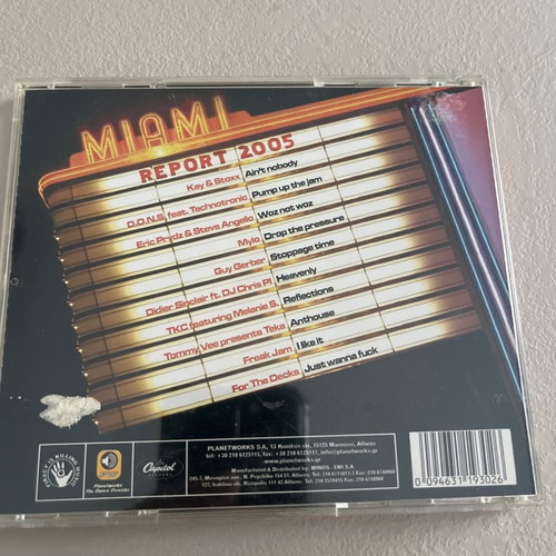 Miami Report 2005 CD used, electronic