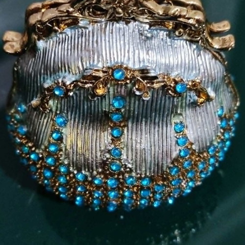 Small jewelry box with strass new