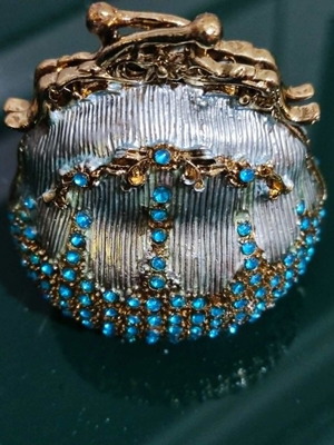 Small jewelry box with strass new