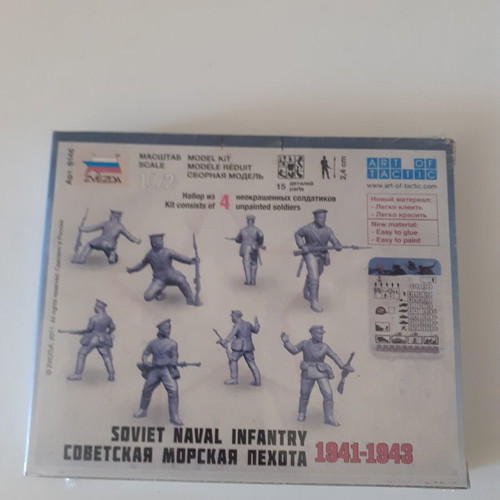 Soviet Naval Infantry 1941-1943 Zvezda model kit new