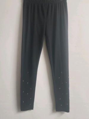 Urban Angel leggings like new, black with rhinestone details