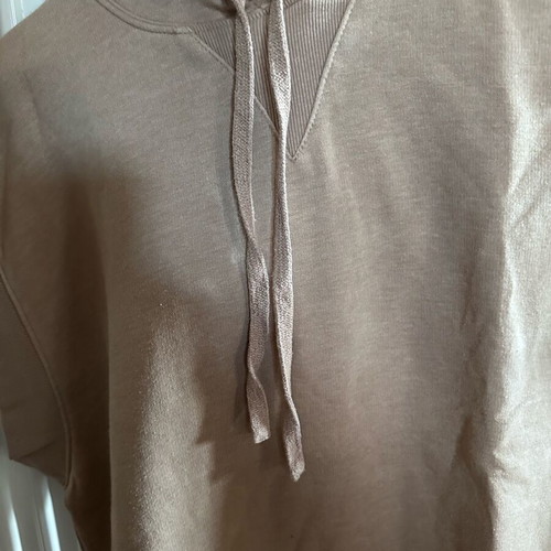 Zara sleeveless women's sweatshirt like new, beige, size S