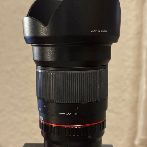 Samyang 24mm f/1.4 ED AS UMC lens for Sony E-mount full frame used