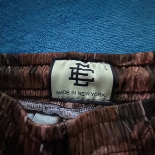 Eric Emmanuel Realtree Camo Orange shorts new, men's size L