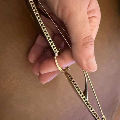 Christian Dior sunglasses like new, gold frame