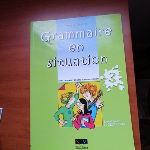 Grammaire en situation καινούργιο βιβλίο γαλλικής γραμματικής