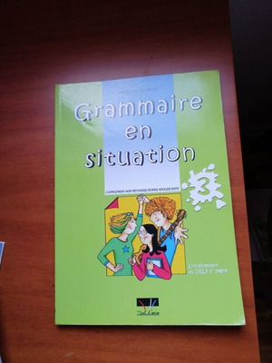 Grammaire en situation καινούργιο βιβλίο γαλλικής γραμματικής