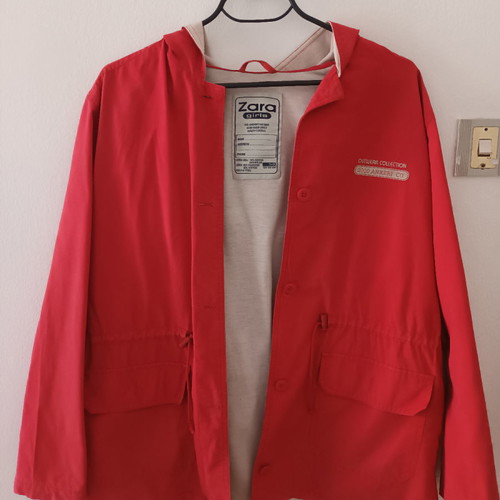 Parka used, red