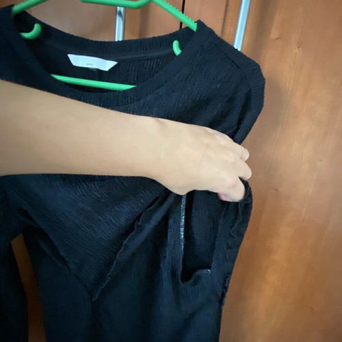 Midi maternity and nursing dress H&M Mama like new, black, size 42