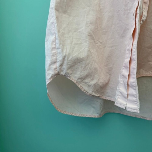 Depot 96 pink cotton midi shirt dress