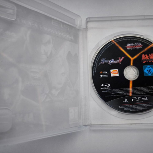 Fighting Edition PS3 game like new, Tekken Tag Tournament 2, SoulCalibur V, Tekken 6